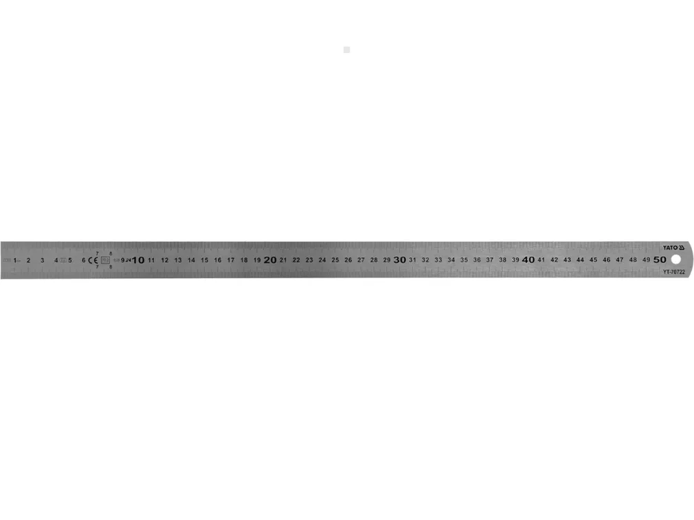 Yato Liniał mierniczy stal SS 500mm YT-70722