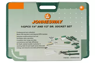 Jonnesway Zestaw 142szt. narzędzi ręcznych S04H524142S - 9