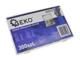 Geko Nitonakrętki aluminowe stalowe 300szt. G02910 - 4