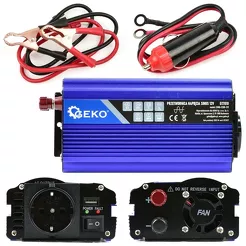 Geko Przetwornica napięcia 12V na 230V 300 600W G17010