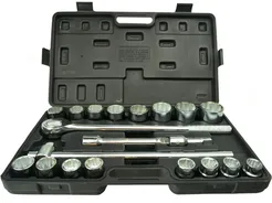 Geko Klucze nasadowe 3/4" 21el. 12-k. 19-50mm G10111 