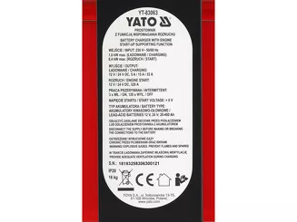 Yato Prostownik z rozruchem 20–400 Ah YT-83063 - 7