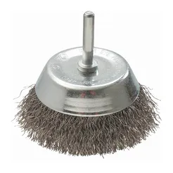Graphite Szczotka druciana doczołowa z trzpieniem INOX 75mm  57h600 