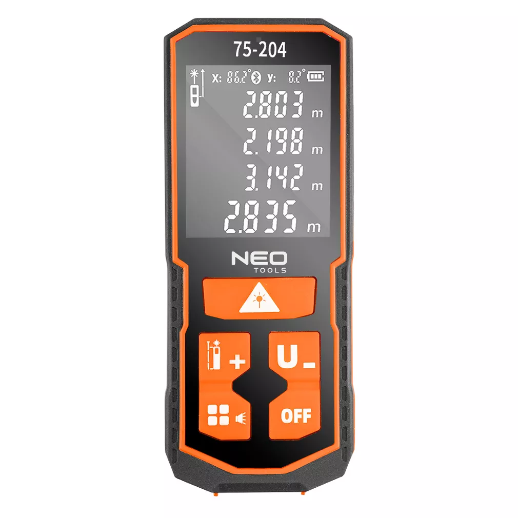 Neo Dalmierz laserowy, zasięg 60 m, IP54 75-204