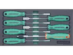 Jonnesway Komplet wkrętaków nasadowych we wkładce D71N107KV 