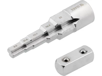 Yato Klucz stopniowy do śrubunków z adapterem 1/2" YT-03319
