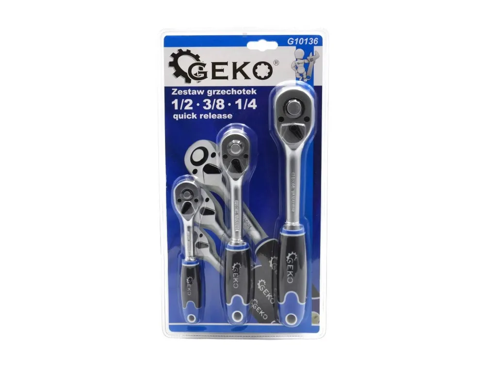 Geko Grzechotki do nasadek zestaw 3szt. Quick Release G10136