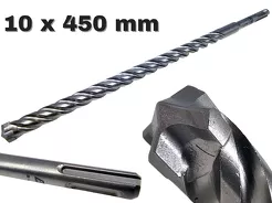 AWTOOLS Wiertło do betonu zbrojonego SDS Plus 10 x 450 mm QUADRO EXTREME AW43639BL