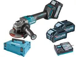Makita Szlifierka kątowa akumulatorowa 40V 125mm 2 x 4Ah GA005GM201