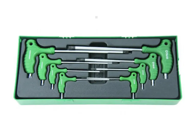 Jonnesway Komplet kluczy wpustowych torx z uchwytem we wkładce 8 szt. H10MT08SP 