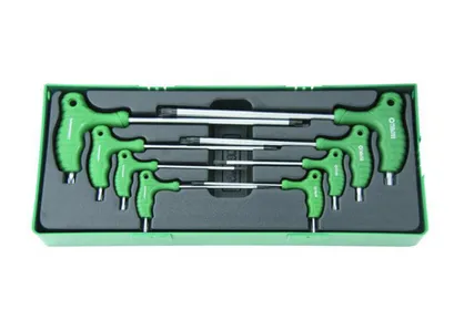 Jonnesway Komplet kluczy wpustowych torx z uchwytem we wkładce 8 szt. H10MT08SP 