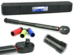 Geko Klucz dynamometryczny 1/2" 28-210Nm + nasadki do alufelg G10068