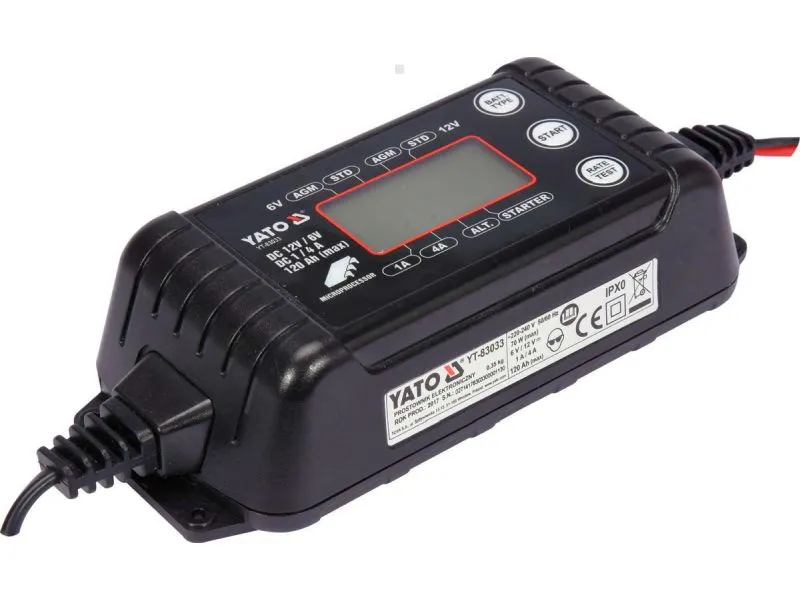 Yato Prostownik elektroniczny 6-12V 1/4A YT-83033