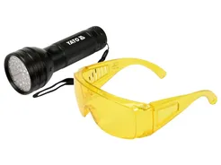 Yato Zestaw latarka UV 51 LED i okulary YT-08581