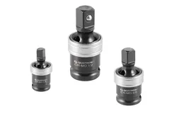 Quatros Zestaw przegubów kulowych udarowych 1/4", 3/8", 1/2" 3szt QS50700