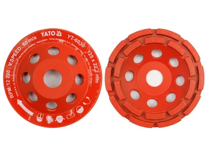 Yato Tarcza diamentowa do szlifowania betonu podwójna 125mm YT-6030 