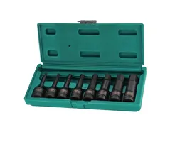 Jonnesway Komplet 8szt. kluczy nasadowych HEX udarowych 1/2" S05A408S