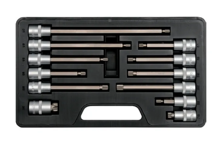Yato Klucze ampułowe Spline na nasadce 18 szt. YT-7753