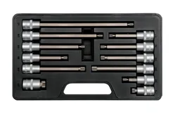Yato Klucze ampułowe Spline na nasadce 18 szt. YT-7753