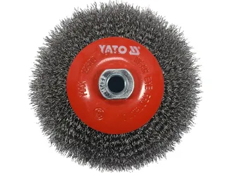 Yato Szczotka tarczowa M14 125mm INOX do szlifierki YT-47612 - 2