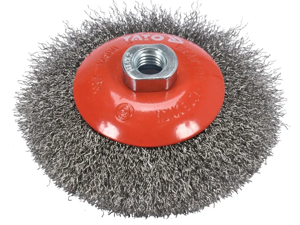 Yato Szczotka tarczowa M14 125mm INOX do szlifierki YT-47612