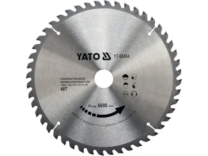Yato Tarcza widiowa do drewna 250x48Tx30mm profesjonalna YT-60484
