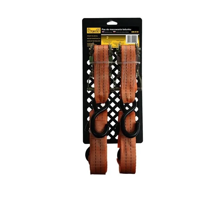 Drel Pasy transportowe do mocowania ładunku  38 mm x 3,8 m 2 szt. CON-RT-05 
