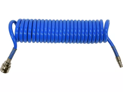 Yato Wąż spiralny pneumatyczny PU ze szybkozłączami 5,5 x 8 mm 5 m YT-24201