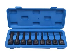 Quatros Klucze udarowe 1/2" trzpieniowe TORX T20-T70 QS50009 