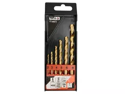 Yato Zestaw wierteł do metalu z powłoką tytanową 2-8mm 6szt. YT-44673  