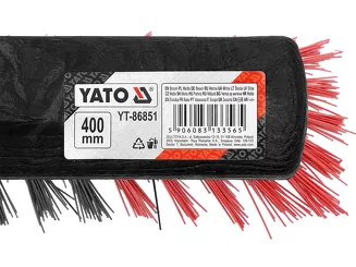Yato Miotła uliczna z trzonkiem szczotka twarde włosie 400mm YT-86851 - 5