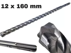 AWTOOLS Wiertło do betonu zbrojonego SDS Plus 12 x 160 mm QUADRO EXTREME AW43642BL