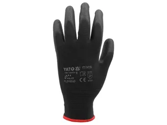 Yato Rękawice robocze nylon/PU czarne rozm. 9 YT-74729 - 2