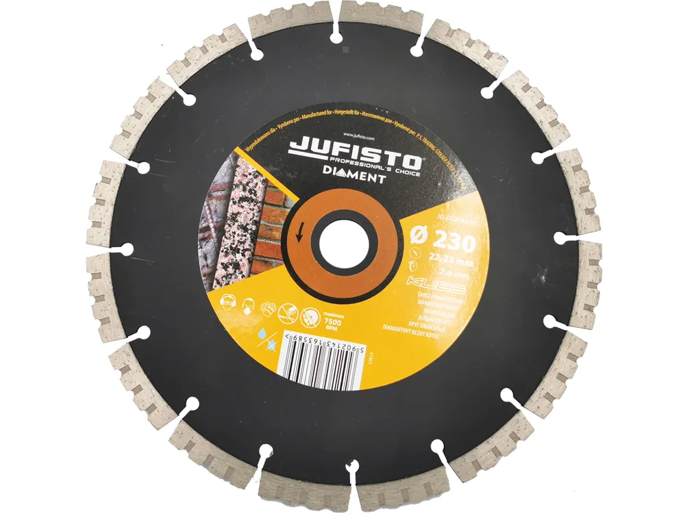 Waart Tarcza diamentowa 230 mm do cięcia betonu zbrojonego JU-DCB-8230