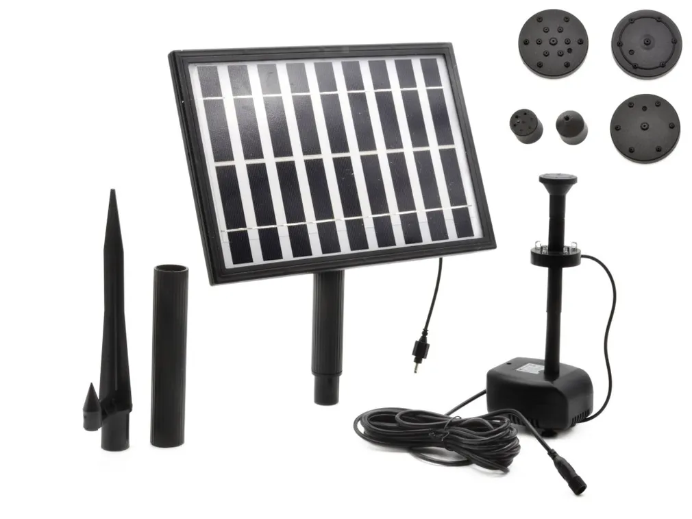 Geko Pompa solarna do oczka wodnego 5W G81472