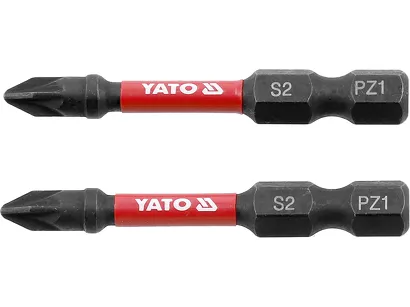 Yato Bity udarowe 1/4"x50 mm PZ1 2 szt. YT-78043