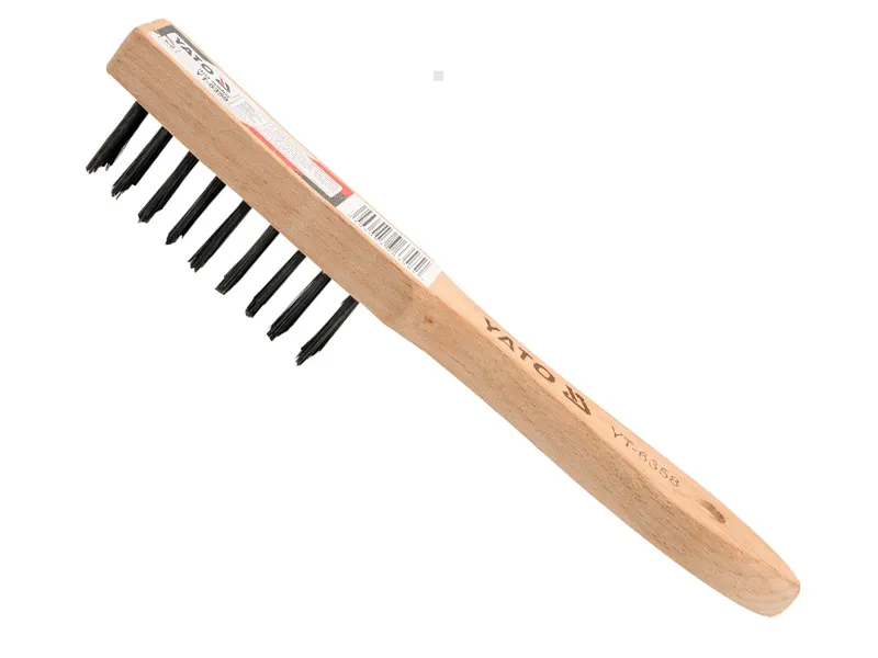 Yato Szczotka druciana ręczna stalowa 4 rzędowa YT-6358 