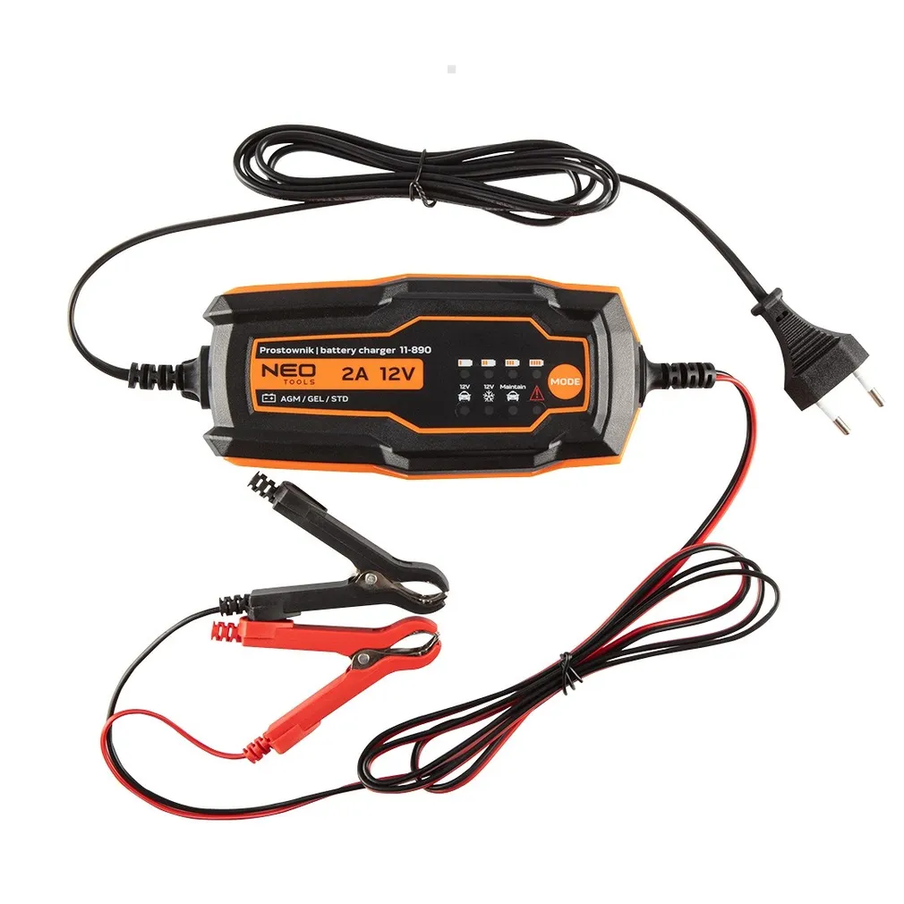 Neo Prostownik automatyczny 2A/35W 4-60Ah 11-890