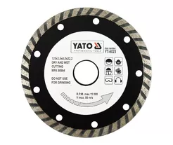 Yato Tarcza diamentowa do cięcia betonu Turbo 125x2,6mm YT-6023