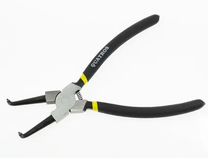 Quatros Szczypce do pierścieni Segera wewnętrzne wygięte 225mm QS53010