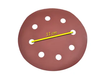 Dedra Papier ścierny na rzep 180 mm 5szt. P120 DED77644  - 3