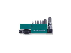 Jonnesway Komplet końcówek ampułowych 1/4"x30mm S08H2H8S