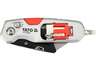 Yato Nożyk z wysuwanym ostrzem trapezowym budowlany YT-75210 - 4
