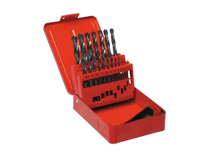Sherwood Zestaw wierteł szlifowanych do metalu 1-10mm 19szt.  SHR0258460 