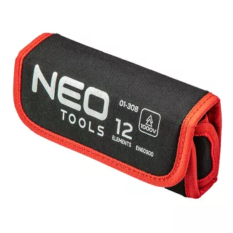 Neo Końcówki wkrętakowe z uchwytem izolowane 1000V, zestaw 12 sztuk 01-308 - 16