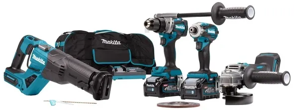 Makita Zestaw narzędzi akumulatorowych Combo 40V 2x4,0Ah DK0126G401