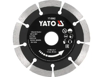 Yato Tarcza diamentowa 125mm segmentowa do betonu YT-59962