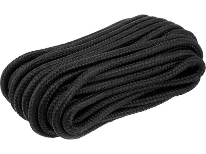 Vorel Lina pleciona PP 14 mm 20 m czarna 69483