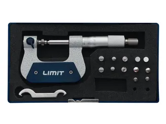 Limit Mikrometr z wymiennymi końcówkami 0-25mm MME DIN863 272560103  - 2