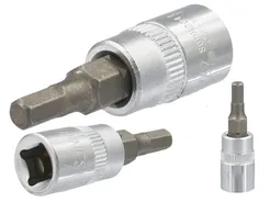 Jonnesway Klucz ampułowy sześciokątny Hex z nasadką 1/4" 3mm S09H203 